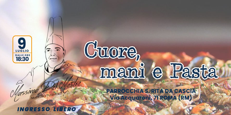 cuore mani e pasta evento di beneficenza roma solidarieta onlus